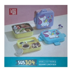 LAX SON SUS304 Square Lunch Box LX-7150